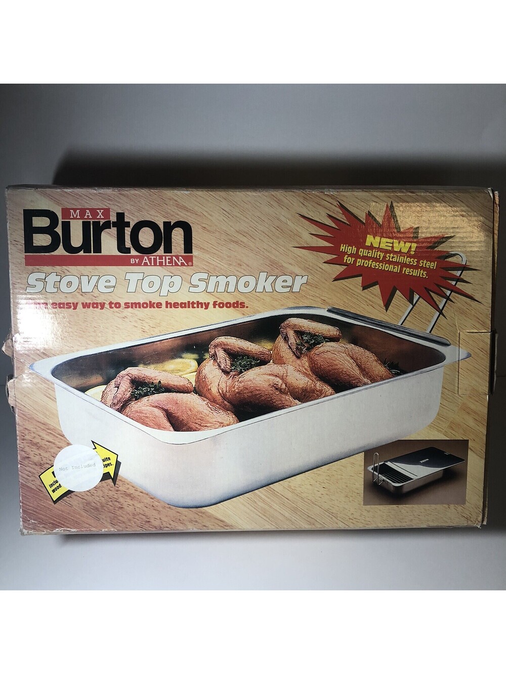 Burton Stove Top Smoker -The Easy Way To Smoke Healthy Foods